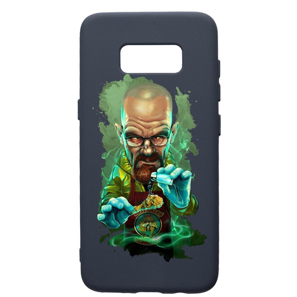 Husa Premium Silicon Compatibila Cu Samsung Galaxy S10E, Breaking Bad, cu interiorul din material textil, protectie camera, Alaskan Blue, PAB367