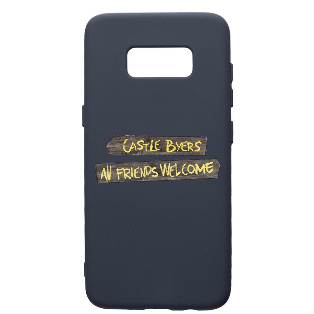 Husa Premium Silicon Compatibila Cu Samsung Galaxy S10E, Stranger Things, cu interiorul din material textil, protectie camera, Alaskan Blue, PAB375