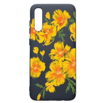 Husa Premium Silicon Compatibila Cu Samsung Galaxy A50, Flowers - Pastel colors, cu interiorul din material textil, protectie camera, Alaskan Blue, PAB502 Husa Premium Silicon Compatibila Cu Samsung Galaxy A50, Flowers - Pastel colors, cu interiorul din material textil, protectie camera, Alaskan Blue, PAB502