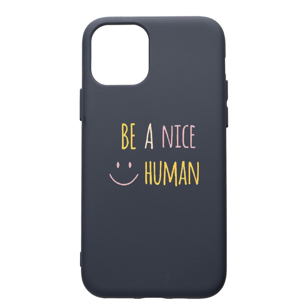 Husa Premium Silicon Compatibila Cu Apple IPhone 12 Mini, Human, cu interiorul din material textil, protectie camera, Alaskan Blue, PAB480