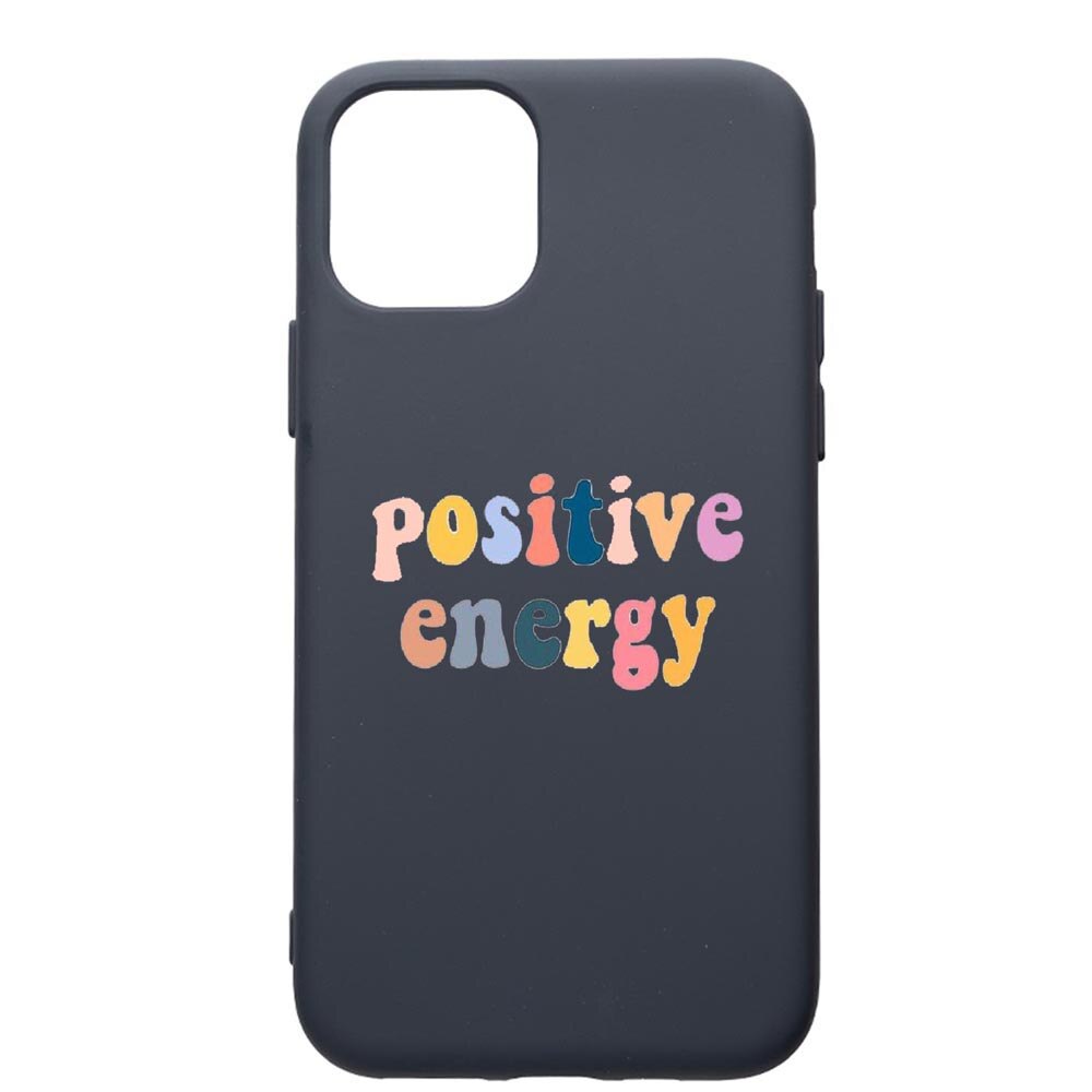 Husa Premium Silicon Compatibila Cu Apple IPhone 11, Positive Energy, cu interiorul din material textil, protectie camera, Alaskan Blue, PAB479