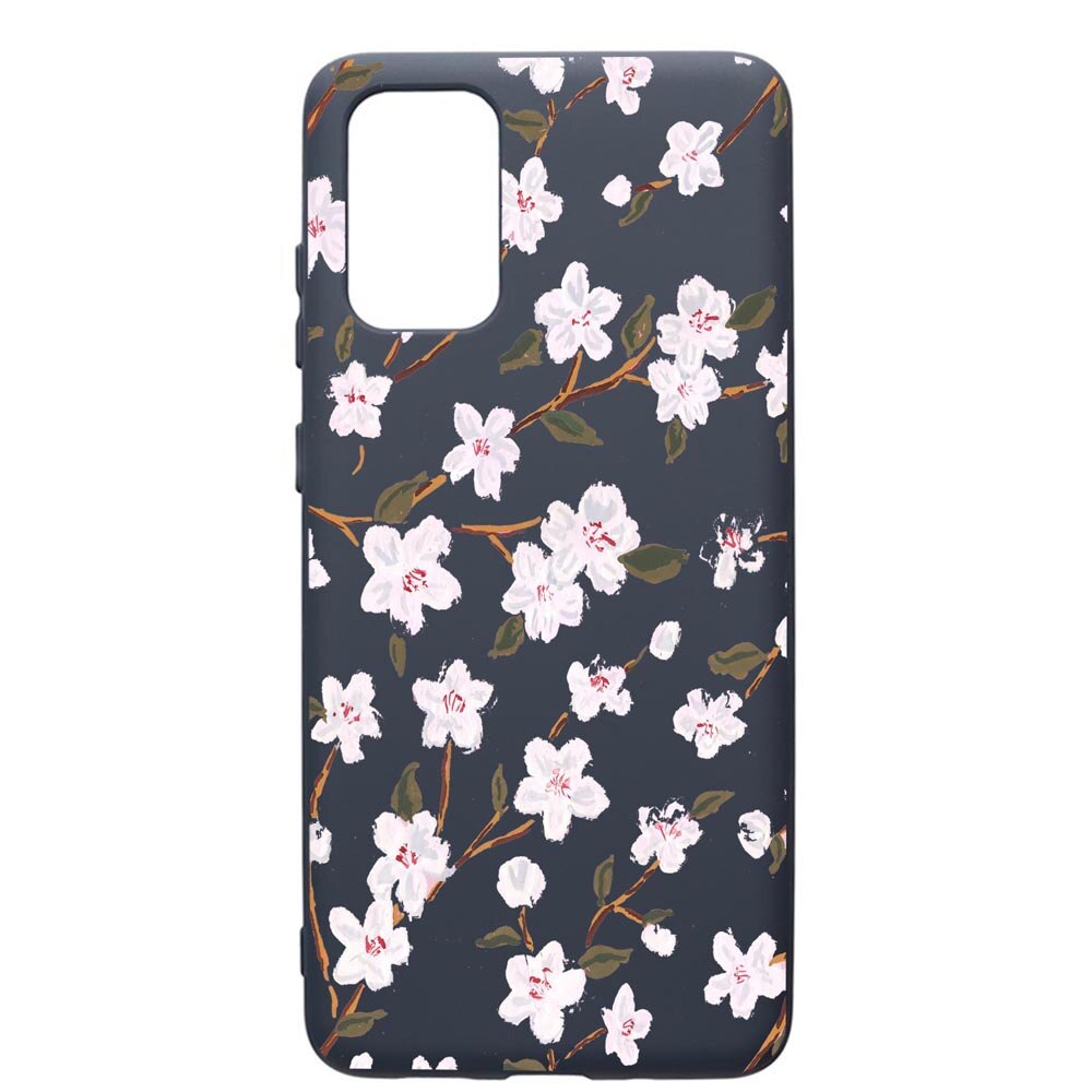 Husa Premium Silicon Compatibila Cu Samsung Galaxy S20 Plus, Spring Flowers, cu interiorul din material textil, protectie camera, Alaskan Blue, PAB512