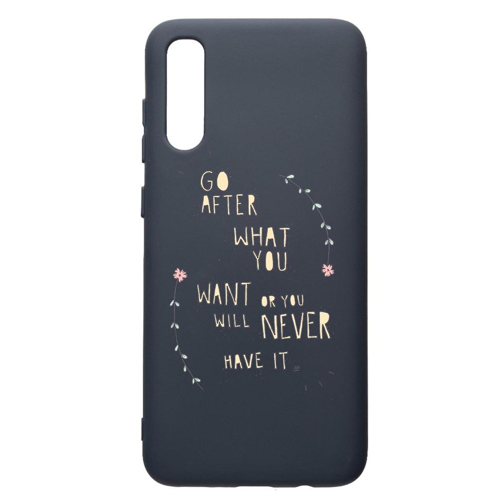 Husa Premium Silicon Compatibila Cu Samsung Galaxy A30S, Be Positive, cu interiorul din material textil, protectie camera, Alaskan Blue, PAB483