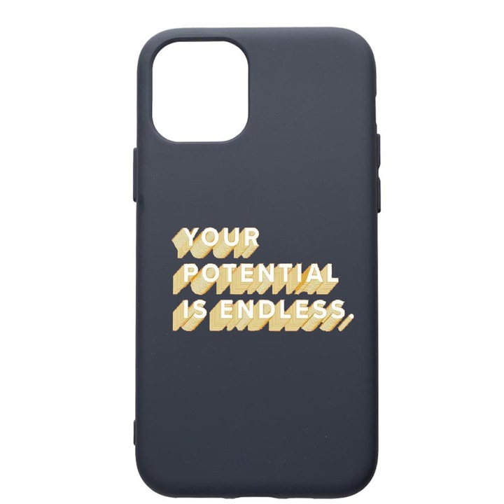 Husa Premium Silicon Compatibila Cu Apple IPhone 12, Endless, cu interiorul din material textil, protectie camera, Alaskan Blue, PAB484