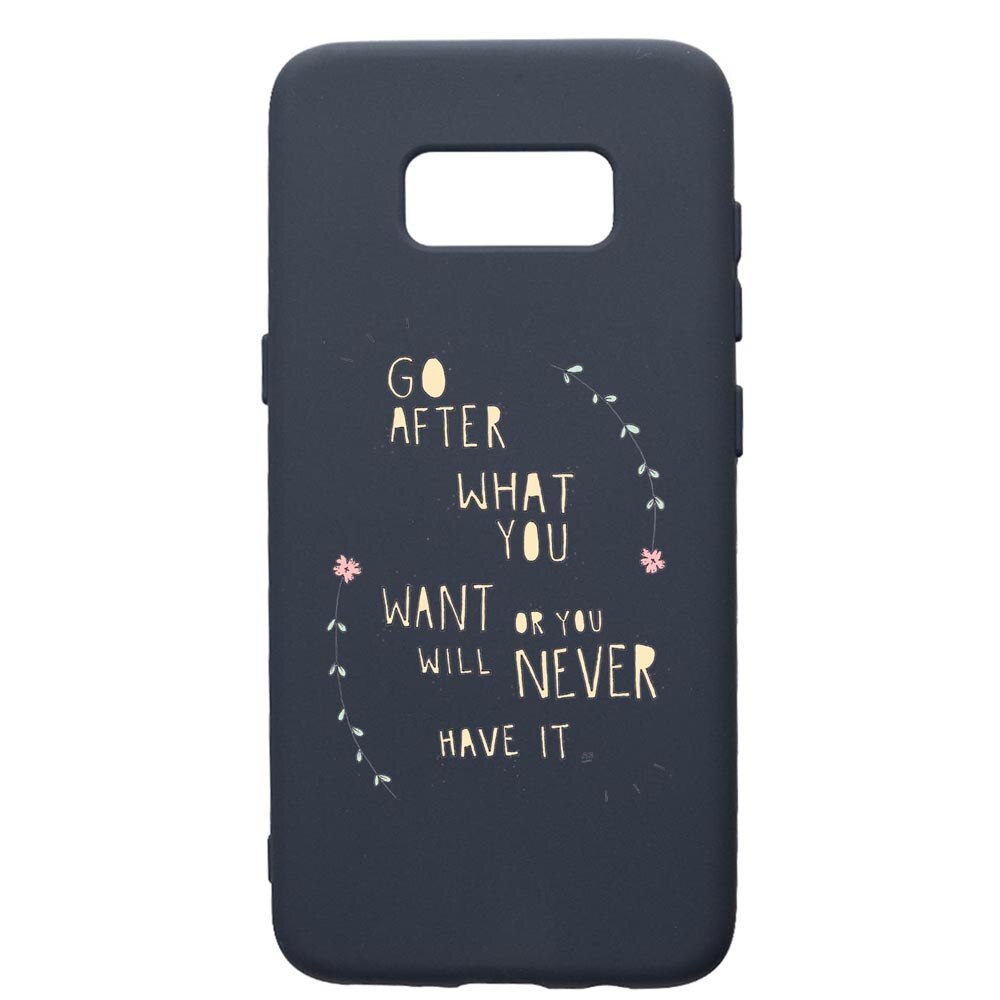 Husa Premium Silicon Compatibila Cu Samsung Galaxy S8, Be Positive, cu interiorul din material textil, protectie camera, Alaskan Blue, PAB483