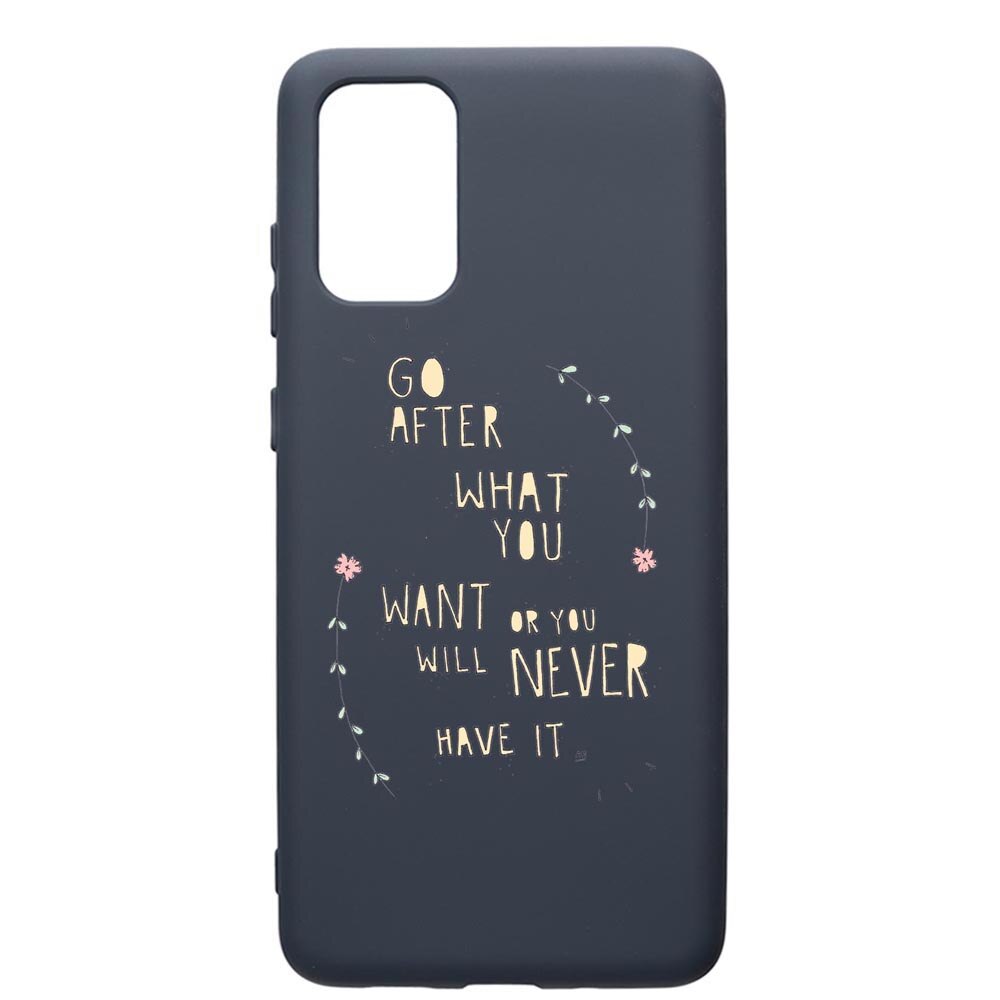 Husa Premium Silicon Compatibila Cu Samsung Galaxy S20 Plus, Be Positive, cu interiorul din material textil, protectie camera, Alaskan Blue, PAB483