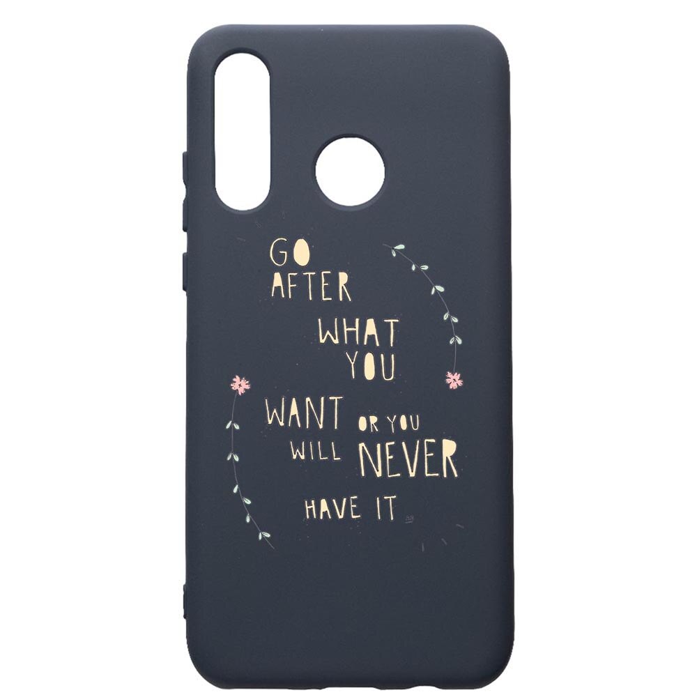 Husa Premium Silicon Compatibila Cu Huawei P30 Lite, Be Positive, cu interiorul din material textil, protectie camera, Alaskan Blue, PAB483