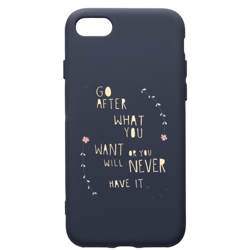 Husa Premium Silicon Compatibila Cu Apple IPhone SE 2 / iPhone 8 / iPhone 7, Be Positive, cu interiorul din material textil, protectie camera, Alaskan Blue, PAB483