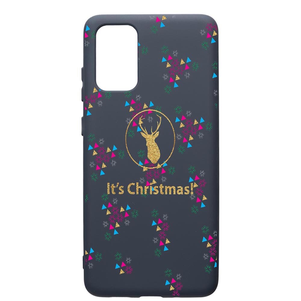 Husa Premium Silicon Compatibila Cu Samsung Galaxy S20 Plus, Xmas, cu interiorul din material textil, protectie camera, Alaskan Blue, PAB313