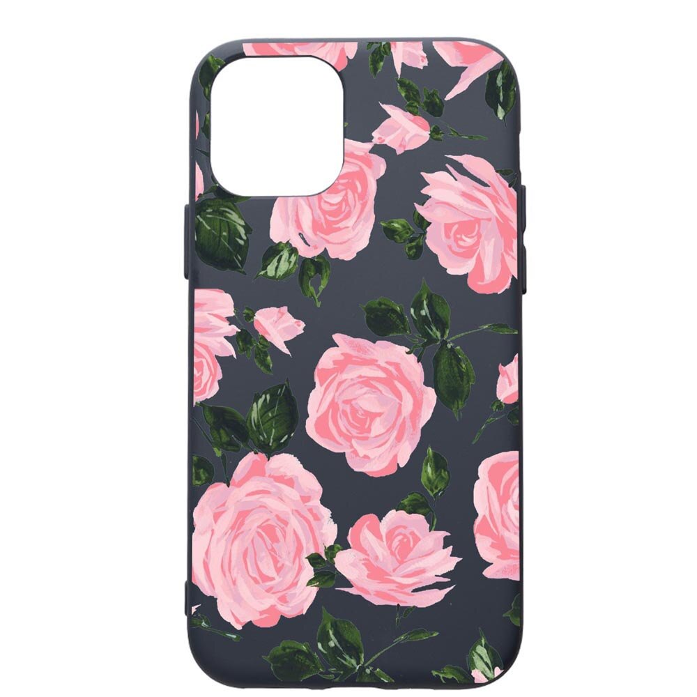 Husa Premium Silicon Compatibila Cu Apple IPhone 12, Rose - Pastel colors, cu interiorul din material textil, protectie camera, Alaskan Blue, PAB514