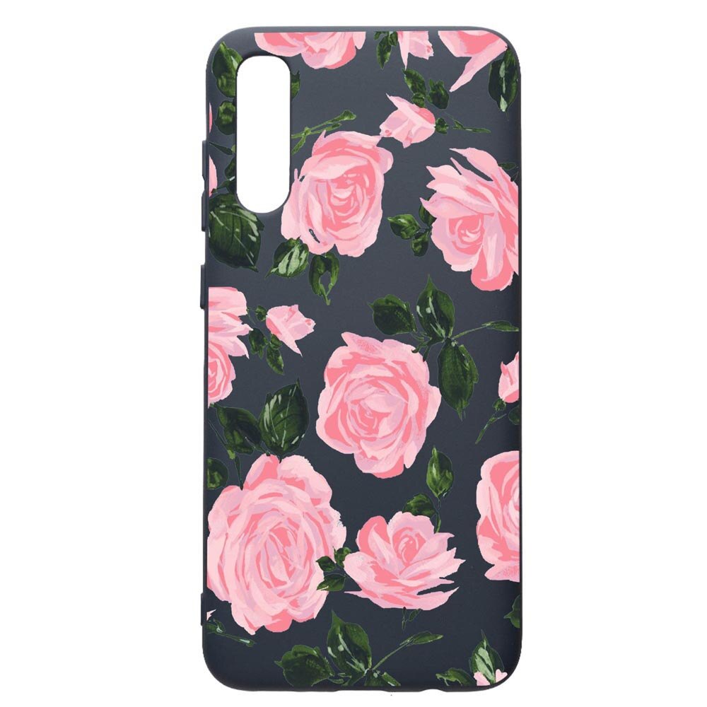 Husa Premium Silicon Compatibila Cu Samsung Galaxy A30S, Rose - Pastel colors, cu interiorul din material textil, protectie camera, Alaskan Blue, PAB514