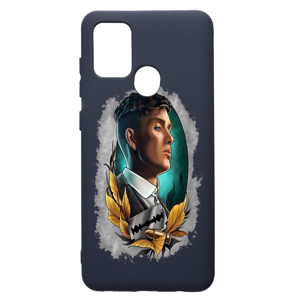 Husa Premium Silicon Compatibila Cu Samsung Galaxy A21S, Peaky Blinders, cu interiorul din material textil, protectie camera, Alaskan Blue, PAB384