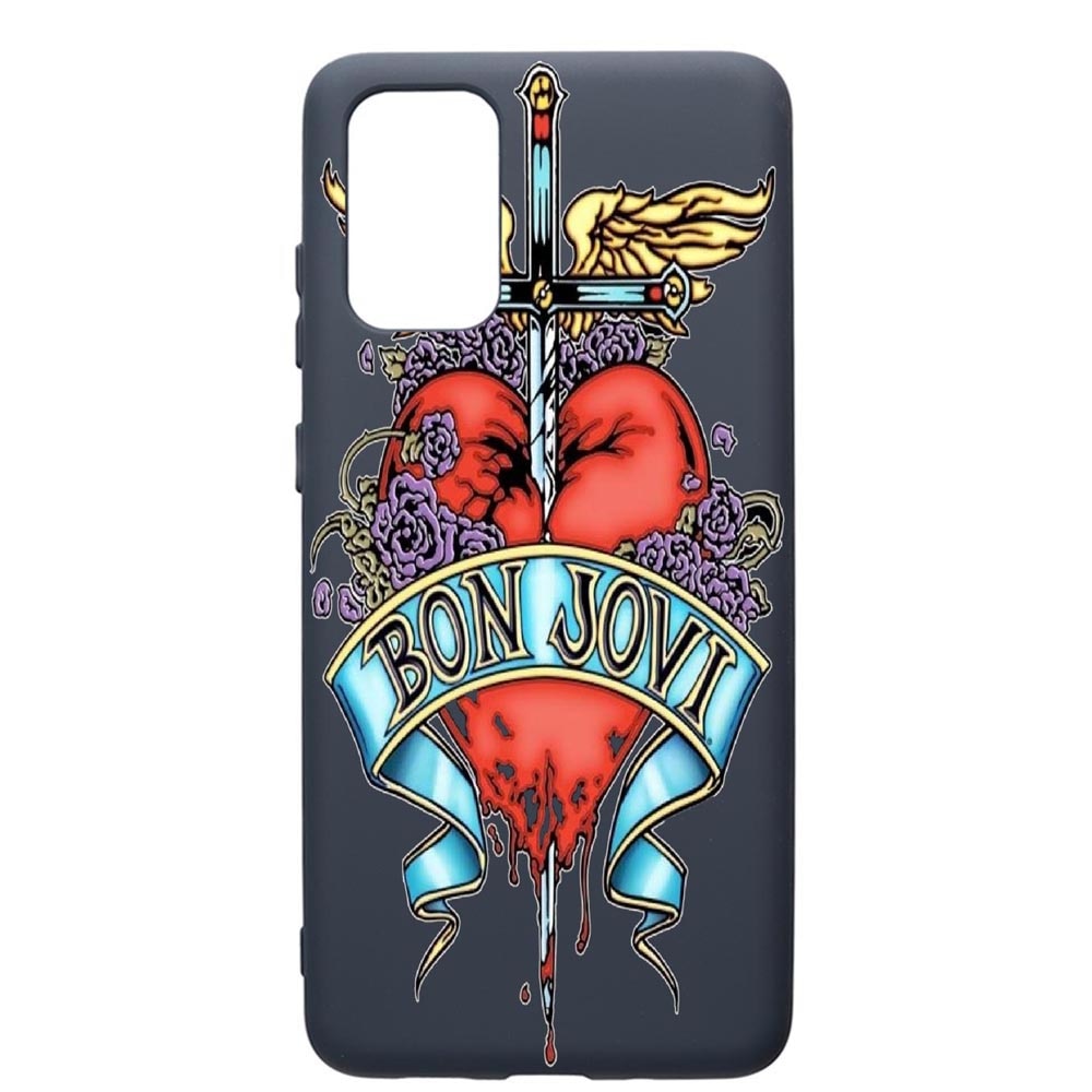 Husa Premium Silicon Compatibila Cu Samsung Galaxy S20 Plus, Bon Jovi, cu interiorul din material textil, protectie camera, Alaskan Blue, PAB533