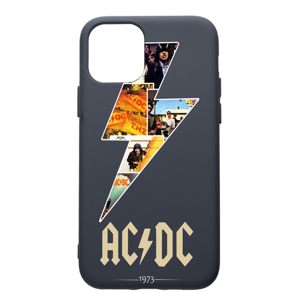 Husa Premium Silicon Compatibila Cu Apple IPhone 11 Pro, AC/DC, cu interiorul din material textil, protectie camera, Alaskan Blue, PAB534