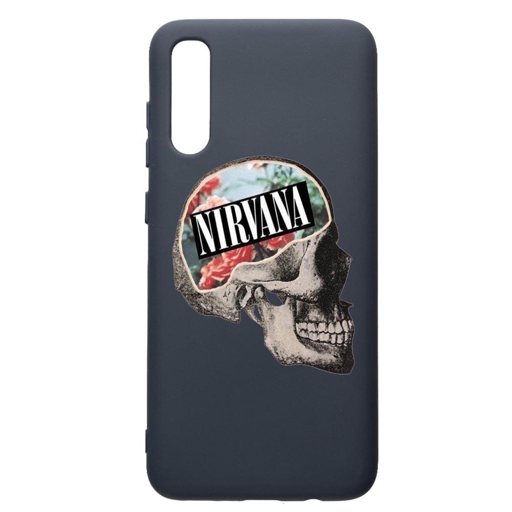 Husa Premium Silicon Compatibila Cu Samsung Galaxy A50, Nirvana, cu interiorul din material textil, protectie camera, Alaskan Blue, PAB535