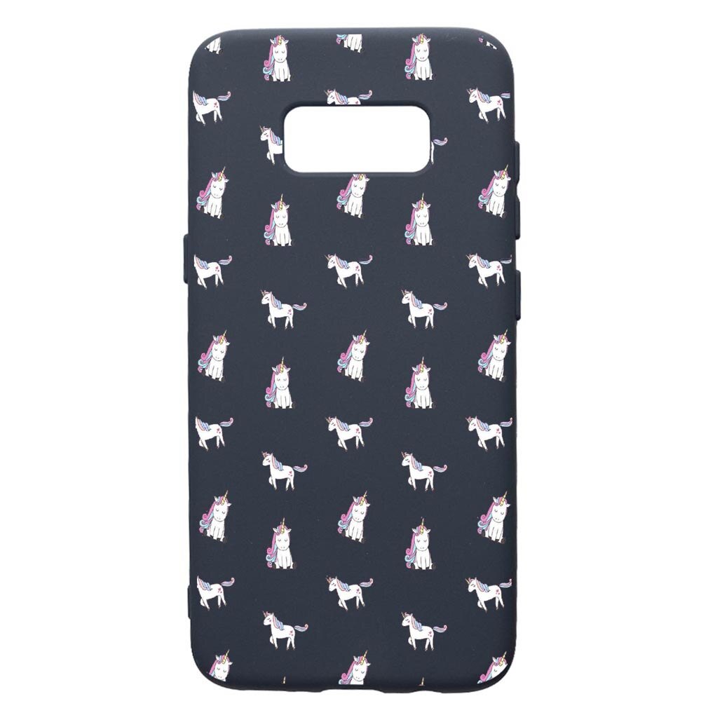 Husa Premium Silicon Compatibila Cu Samsung Galaxy S10E, Unicorn, cu interiorul din material textil, protectie camera, Alaskan Blue, PAB522