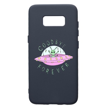 Husa Premium Silicon Compatibila Cu Samsung Galaxy S10E, Universe, UFO, Good Bye, cu interiorul din material textil, protectie camera, Alaskan Blue, PAB474 Husa Premium Silicon Compatibila Cu Samsung Galaxy S10E, Universe, UFO, Good Bye, cu interiorul din material textil, protectie camera, Alaskan Blue, PAB474