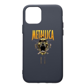 Husa Premium Silicon Compatibila Cu Apple IPhone 11 Pro, Metallica, cu interiorul din material textil, protectie camera, Alaskan Blue, PAB542 Husa Premium Silicon Compatibila Cu Apple IPhone 11 Pro, Metallica, cu interiorul din material textil, protectie camera, Alaskan Blue, PAB542