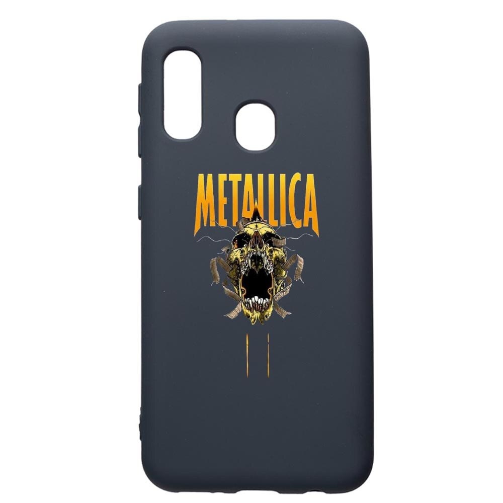 Husa Premium Silicon Compatibila Cu Samsung Galaxy A20E, Metallica, cu interiorul din material textil, protectie camera, Alaskan Blue, PAB542