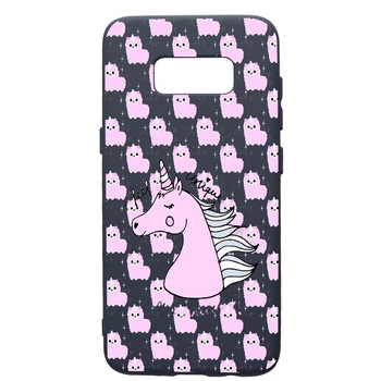 Husa Premium Silicon Compatibila Cu Samsung Galaxy S8, Unicorn - I Feel Unique, cu interiorul din material textil, protectie camera, Alaskan Blue, PAB521 Husa Premium Silicon Compatibila Cu Samsung Galaxy S8, Unicorn - I Feel Unique, cu interiorul din material textil, protectie camera, Alaskan Blue, PAB521