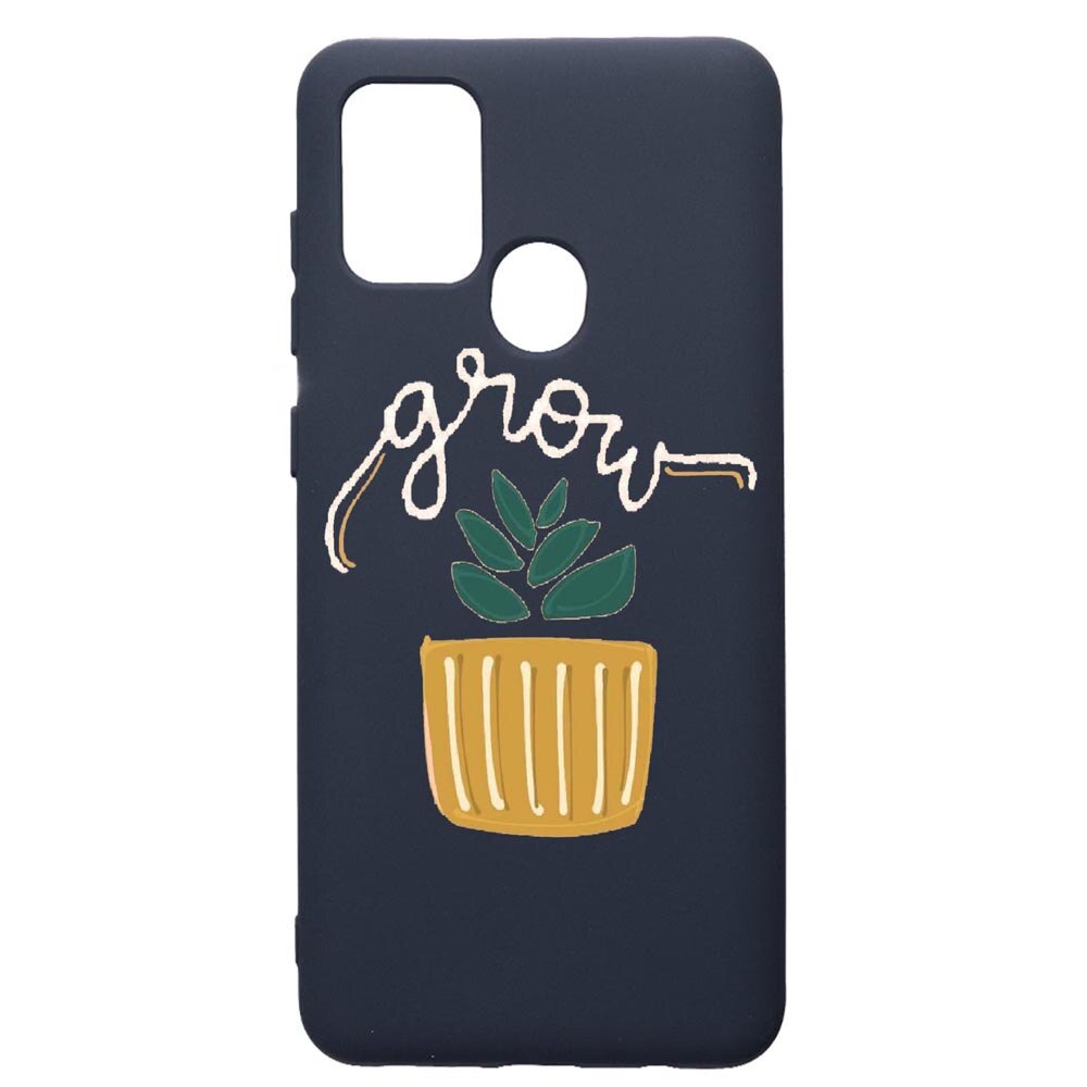 Husa Premium Silicon Compatibila Cu Samsung Galaxy A21S, Grow, cu interiorul din material textil, protectie camera, Alaskan Blue, PAB490