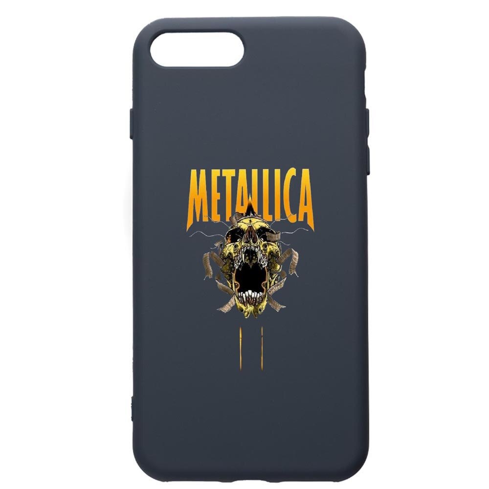 Husa Premium Silicon Compatibila Cu Apple iPhone 8 Plus / iPhone 7 Plus, Metallica, cu interiorul din material textil, protectie camera, Alaskan Blue, PAB542