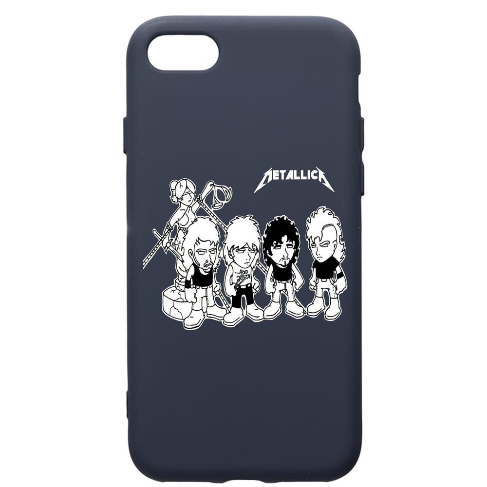 Husa Premium Silicon Compatibila Cu Apple IPhone SE 2 / iPhone 8 / iPhone 7, Metallica, cu interiorul din material textil, protectie camera, Alaskan Blue, PAB544