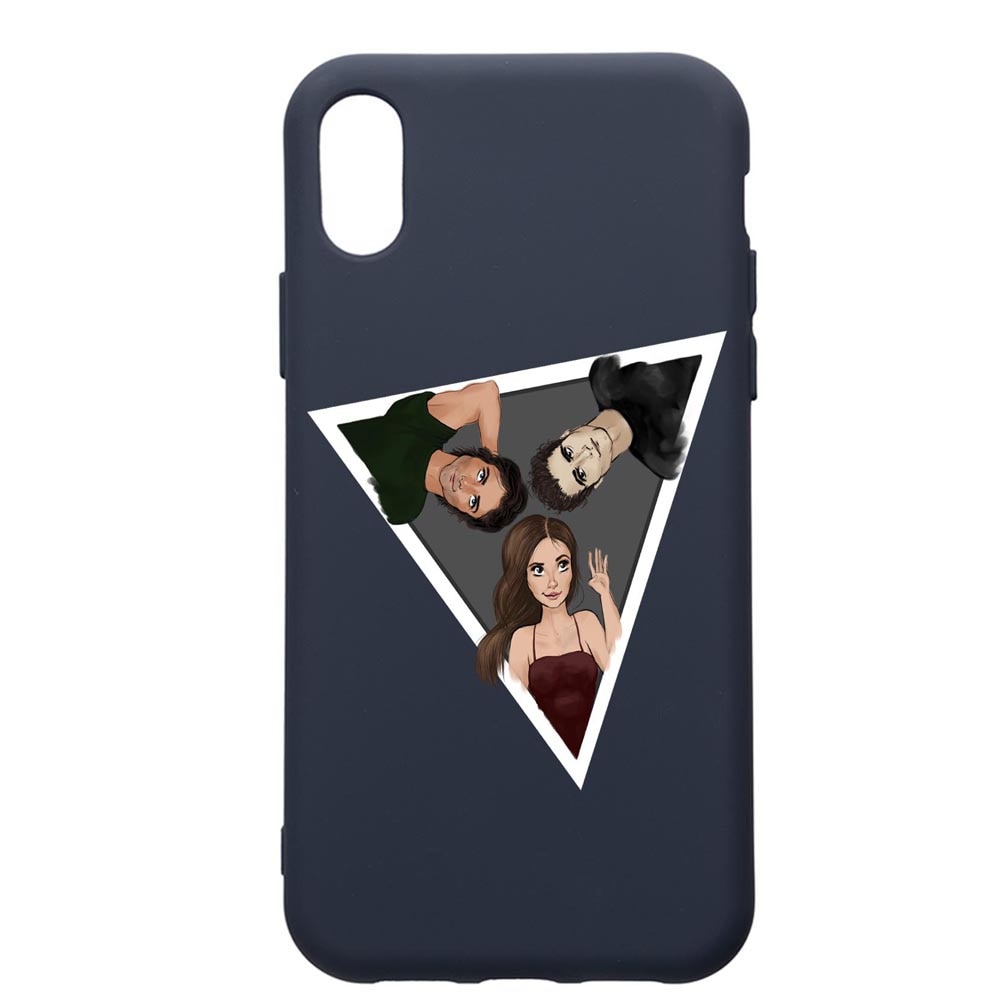 Husa Premium Silicon Compatibila Cu Samsung Galaxy A10, Vampire Diaries, cu interiorul din material textil, protectie camera, Alaskan Blue, PAB577