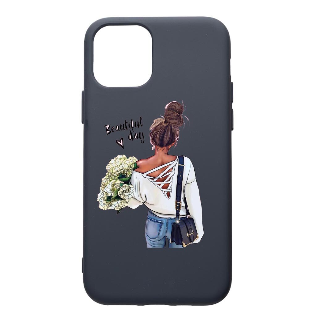 Husa Premium Silicon Compatibila Cu Apple IPhone 11 Pro Max, Beatiful Day, cu interiorul din material textil, protectie camera, Alaskan Blue, PAB561