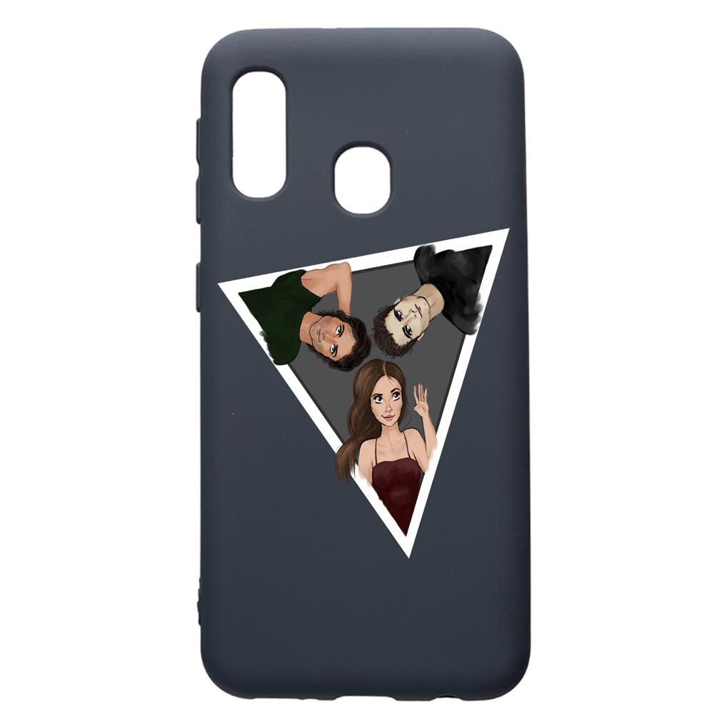 Husa Premium Silicon Compatibila Cu Samsung Galaxy A20E, Vampire Diaries, cu interiorul din material textil, protectie camera, Alaskan Blue, PAB577