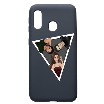 Husa Premium Silicon Compatibila Cu Samsung Galaxy A20E, Vampire Diaries, cu interiorul din material textil, protectie camera, Alaskan Blue, PAB577 Husa Premium Silicon Compatibila Cu Samsung Galaxy A20E, Vampire Diaries, cu interiorul din material textil, protectie camera, Alaskan Blue, PAB577