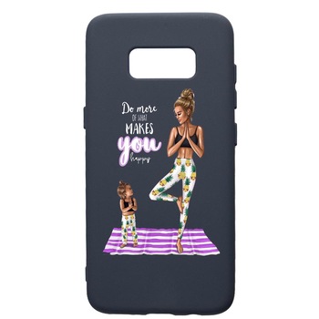 Husa Premium Silicon Compatibila Cu Samsung Galaxy S10E, Girl Mom, cu interiorul din material textil, protectie camera, Alaskan Blue, PAB560 Husa Premium Silicon Compatibila Cu Samsung Galaxy S10E, Girl Mom, cu interiorul din material textil, protectie camera, Alaskan Blue, PAB560