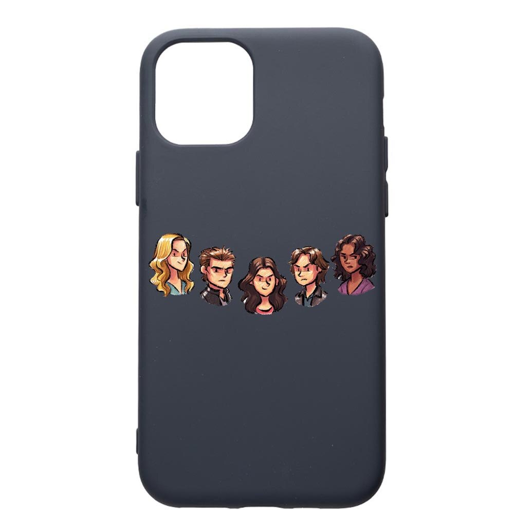 Husa Premium Silicon Compatibila Cu Apple IPhone 11, Vampire Diaries, cu interiorul din material textil, protectie camera, Alaskan Blue, PAB579