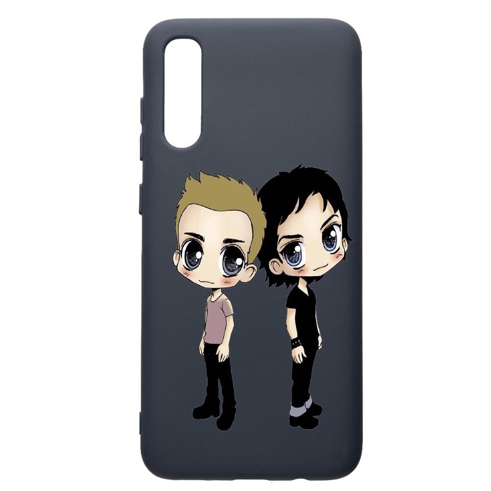 Husa Premium Silicon Compatibila Cu Samsung Galaxy A50, Vampire Diaries, cu interiorul din material textil, protectie camera, Alaskan Blue, PAB580