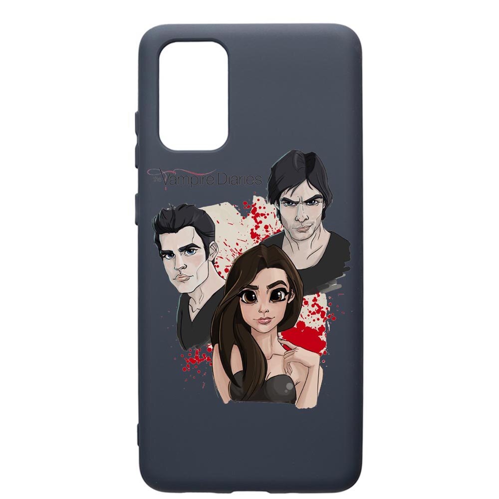 Husa Premium Silicon Compatibila Cu Samsung Galaxy S20 Plus, Vampire Diaries, cu interiorul din material textil, protectie camera, Alaskan Blue, PAB578