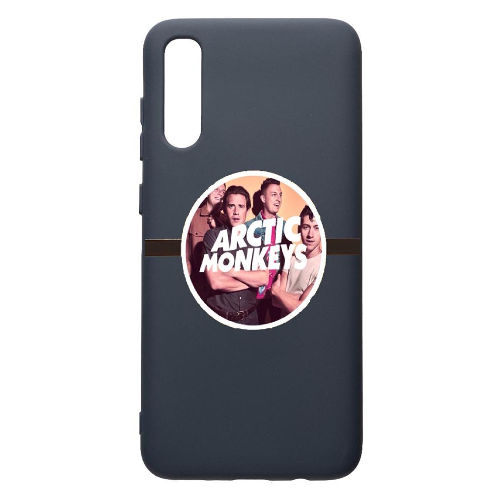 Husa Premium Silicon Compatibila Cu Samsung Galaxy A30S, Arctic Monkey, cu interiorul din material textil, protectie camera, Alaskan Blue, PAB549