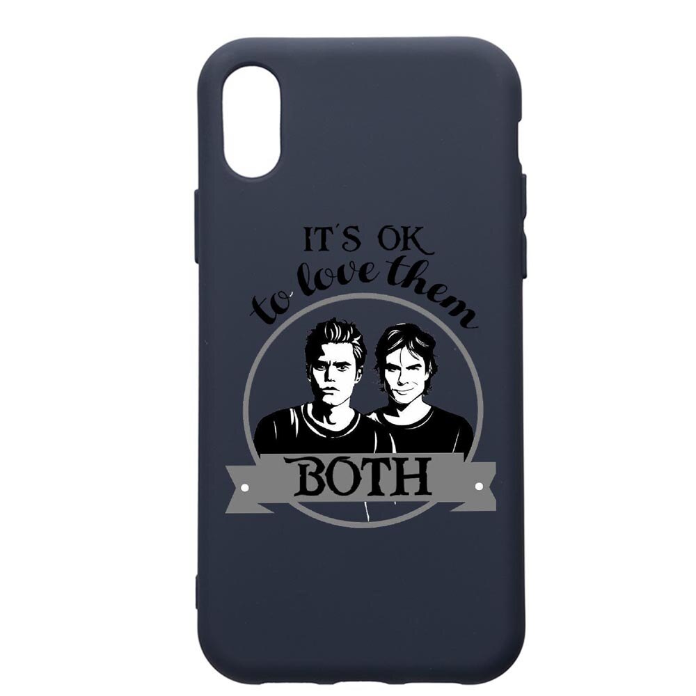 Husa Premium Silicon Compatibila Cu Samsung Galaxy A01, Vampire Diaries, cu interiorul din material textil, protectie camera, Alaskan Blue, PAB584