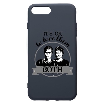 Husa Premium Silicon Compatibila Cu Apple iPhone 8 Plus / iPhone 7 Plus, Vampire Diaries, cu interiorul din material textil, protectie camera, Alaskan Blue, PAB584 Husa Premium Silicon Compatibila Cu Apple iPhone 8 Plus / iPhone 7 Plus, Vampire Diaries, cu interiorul din material textil, protectie camera, Alaskan Blue, PAB584