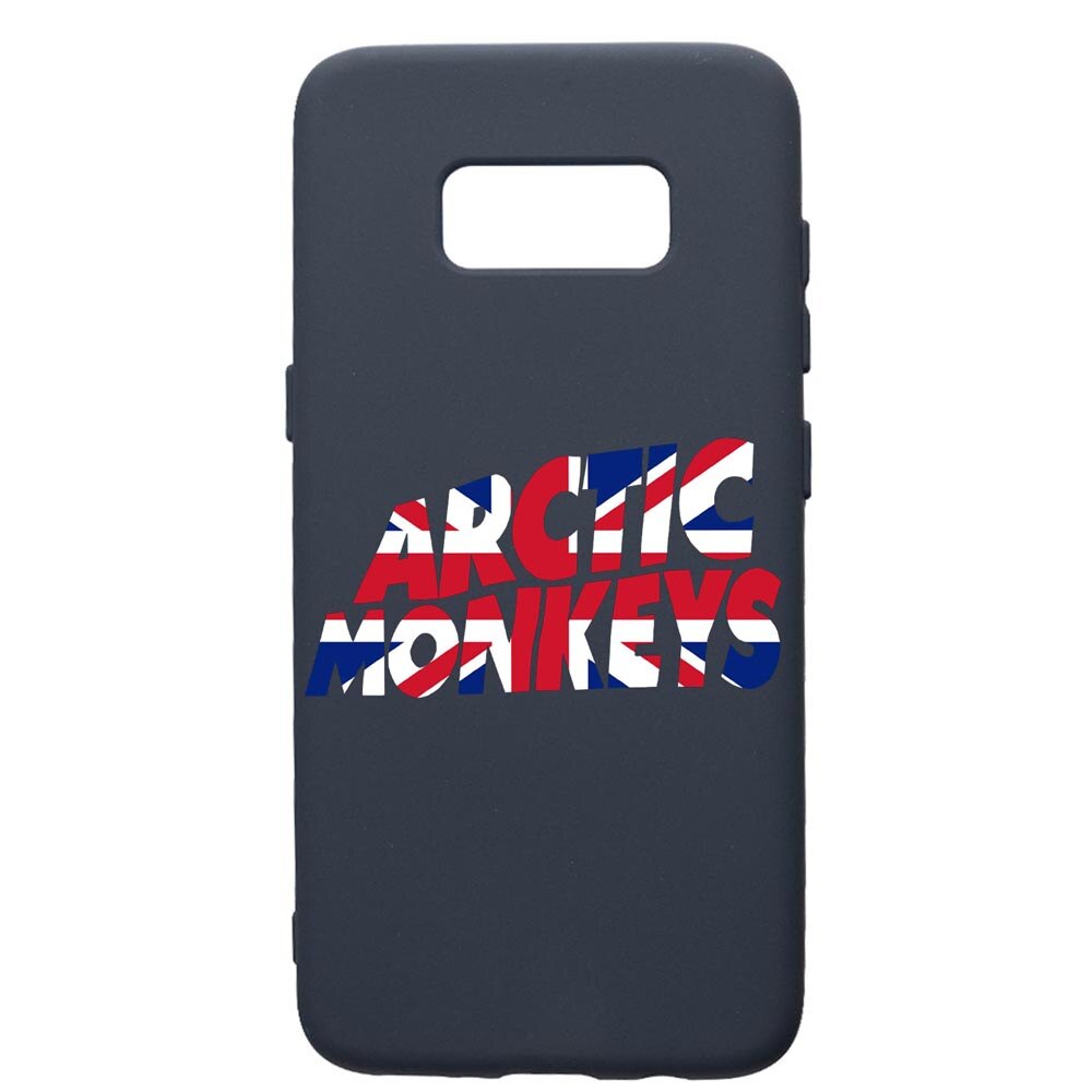 Husa Premium Silicon Compatibila Cu Samsung Galaxy S8, Arctic Monkey, cu interiorul din material textil, protectie camera, Alaskan Blue, PAB548