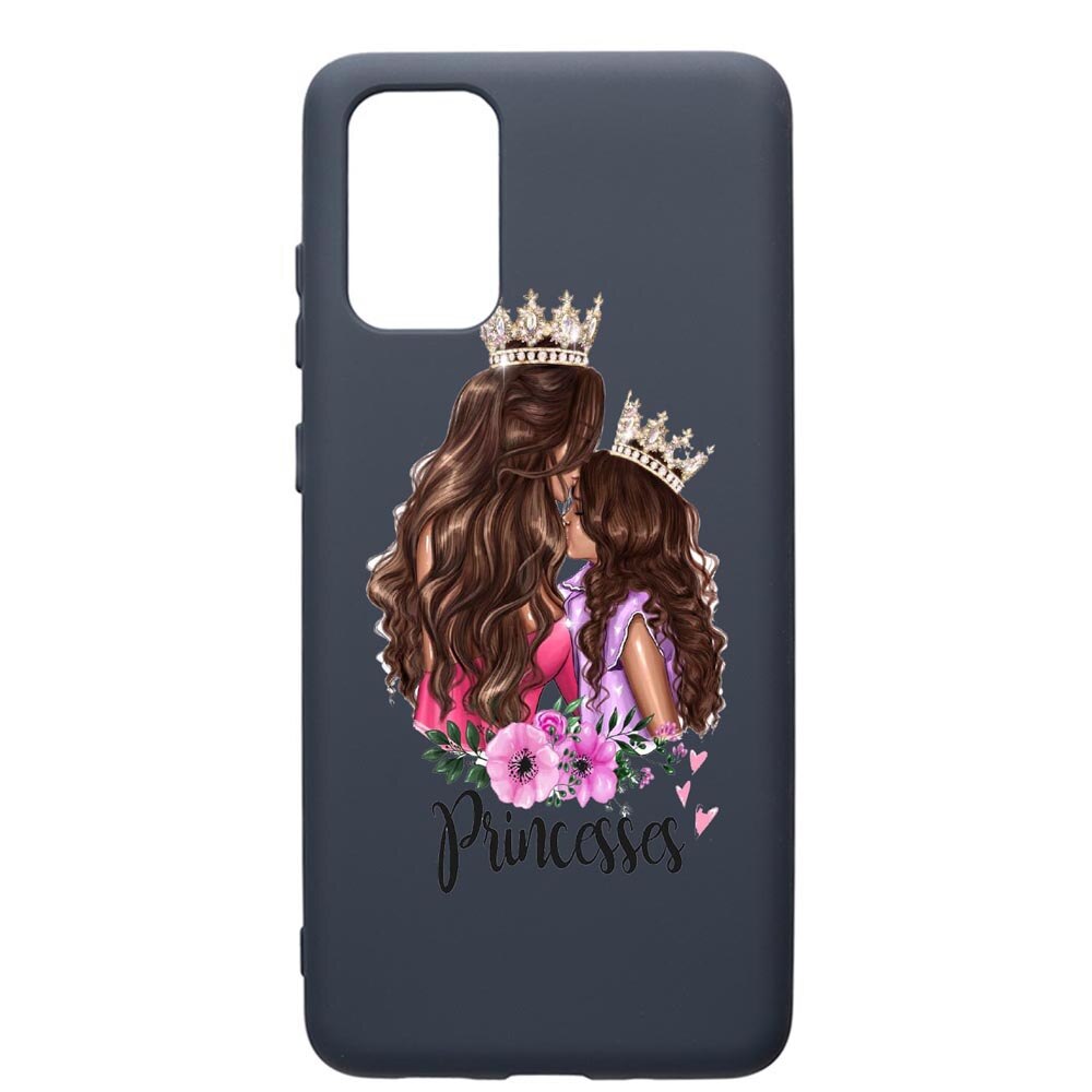 Husa Premium Silicon Compatibila Cu Samsung Galaxy S20 Plus, Princesses, cu interiorul din material textil, protectie camera, Alaskan Blue, PAB552
