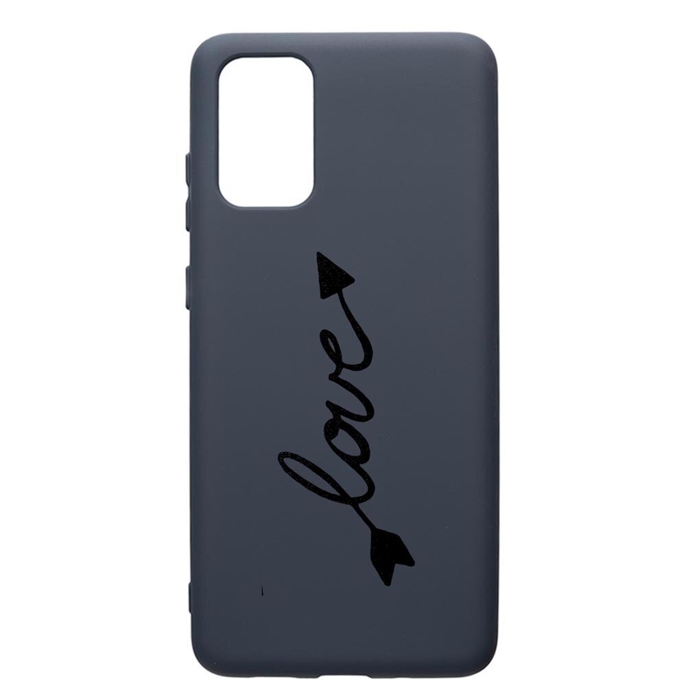 Husa Premium Silicon Compatibila Cu Samsung Galaxy S20 Plus, Love, cu interiorul din material textil, protectie camera, Alaskan Blue, PAB225