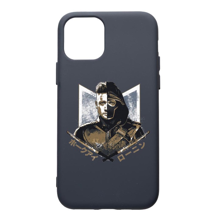 Husa Premium Silicon Compatibila Cu Apple IPhone 12 Mini, Avangers, cu interiorul din material textil, protectie camera, Alaskan Blue, PAB238