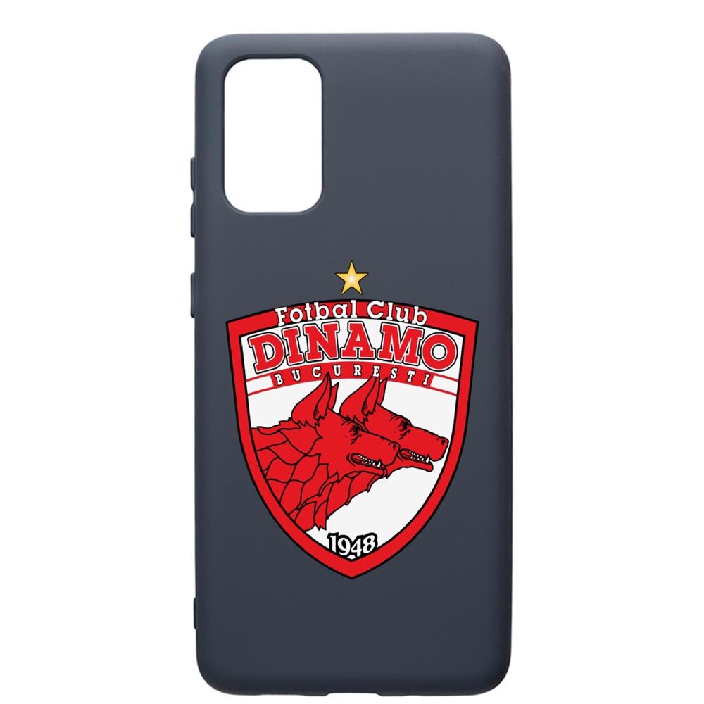 Husa Premium Silicon Compatibila Cu Samsung Galaxy S20 Plus, Football, Dinamo, cu interiorul din material textil, protectie camera, Alaskan Blue, PAB229