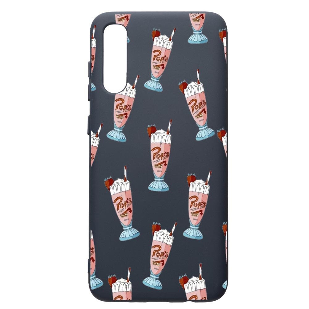 Husa Premium Silicon Compatibila Cu Samsung Galaxy A70, Riverdale Shake, cu interiorul din material textil, protectie camera, Alaskan Blue, PAB609