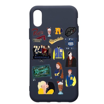 Husa Premium Silicon Compatibila Cu Apple IPhone XS Max, Riverdale, cu interiorul din material textil, protectie camera, Alaskan Blue, PAB608 Husa Premium Silicon Compatibila Cu Apple IPhone XS Max, Riverdale, cu interiorul din material textil, protectie camera, Alaskan Blue, PAB608