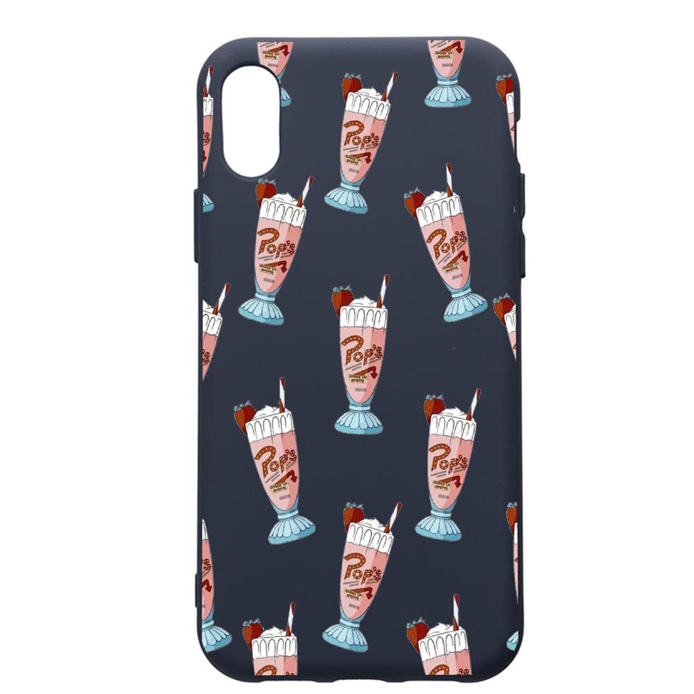 Husa Premium Silicon Compatibila Cu Samsung Galaxy A01, Riverdale Shake, cu interiorul din material textil, protectie camera, Alaskan Blue, PAB609