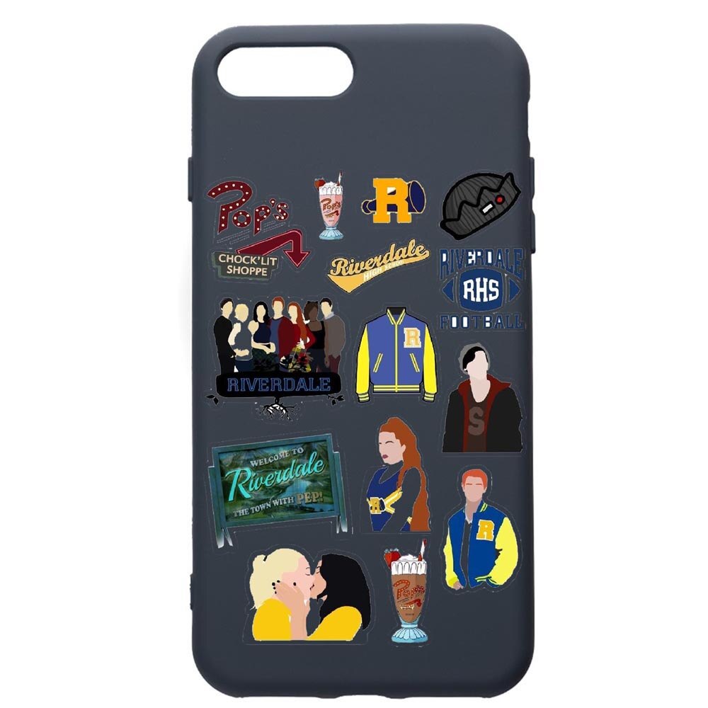 Husa Premium Silicon Compatibila Cu Apple iPhone 8 Plus / iPhone 7 Plus, Riverdale, cu interiorul din material textil, protectie camera, Alaskan Blue, PAB608