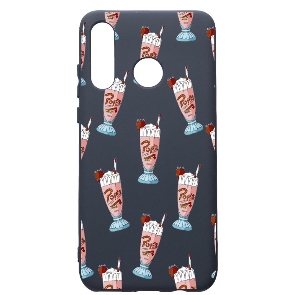 Husa Premium Silicon Compatibila Cu Huawei P30 Lite, Riverdale Shake, cu interiorul din material textil, protectie camera, Alaskan Blue, PAB609