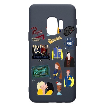 Husa Premium Silicon Compatibila Cu Samsung Galaxy S9, Riverdale, cu interiorul din material textil, protectie camera, Alaskan Blue, PAB608 Husa Premium Silicon Compatibila Cu Samsung Galaxy S9, Riverdale, cu interiorul din material textil, protectie camera, Alaskan Blue, PAB608