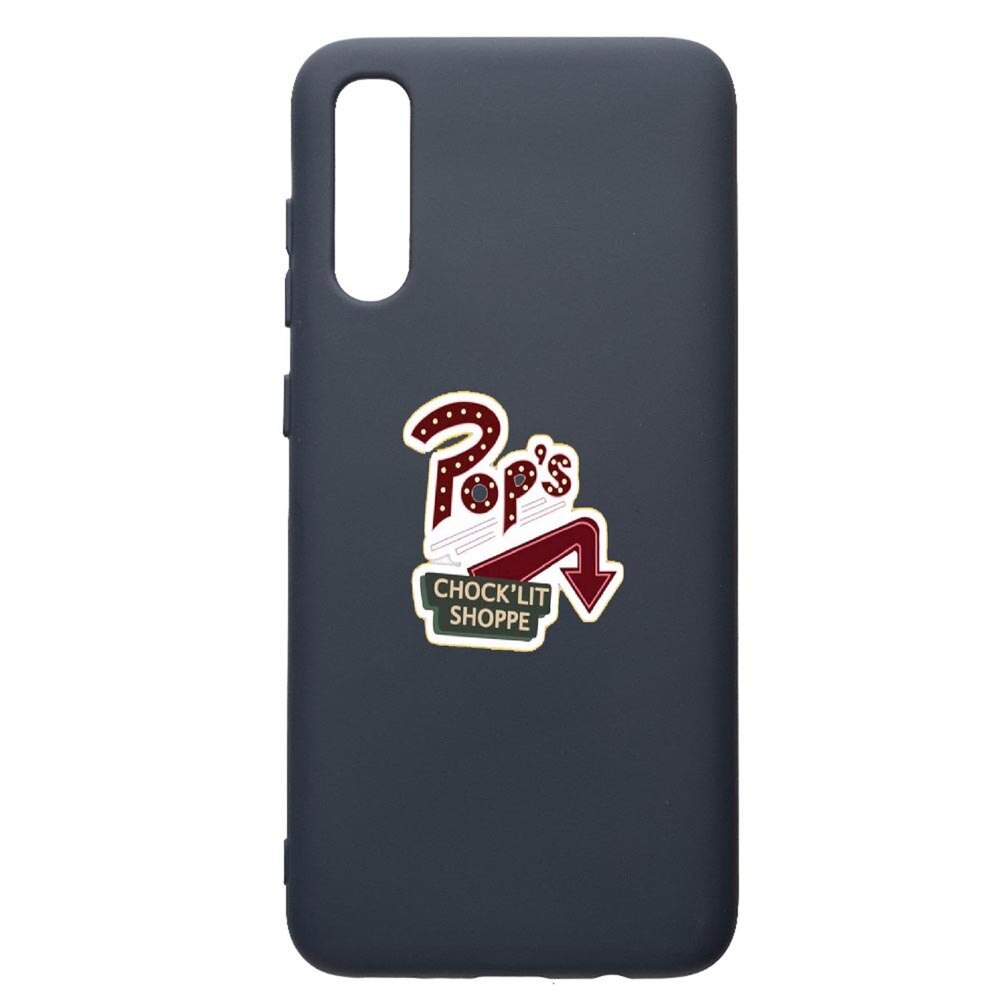 Husa Premium Silicon Compatibila Cu Samsung Galaxy A70, Riverdale, cu interiorul din material textil, protectie camera, Alaskan Blue, PAB610